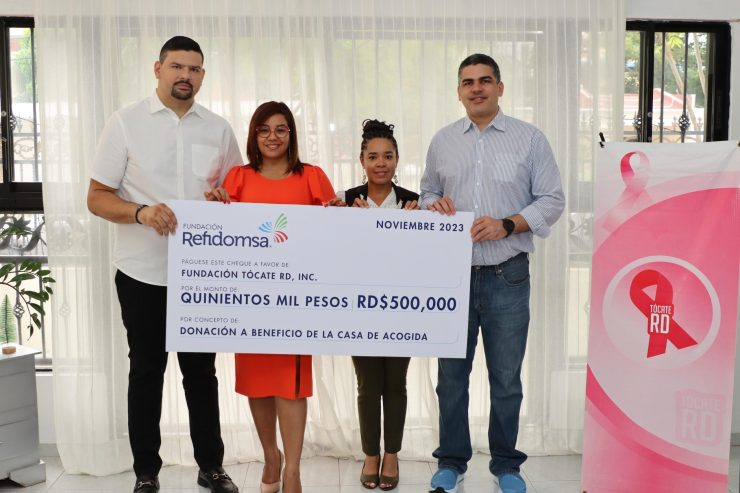 Fundación Refidomsa realiza donación para apoyar a pacientes con cáncer