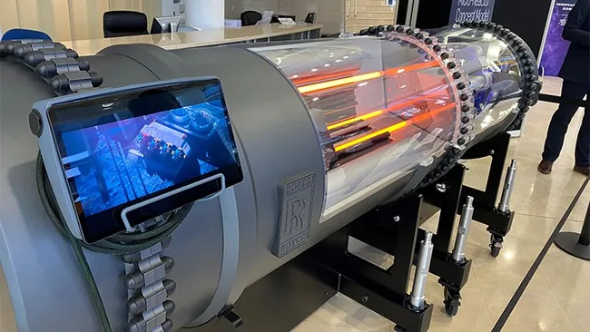 Presentan microrreactor nuclear portátil Rolls-Royce de nueva generación con potencia de hasta 10 megavatios