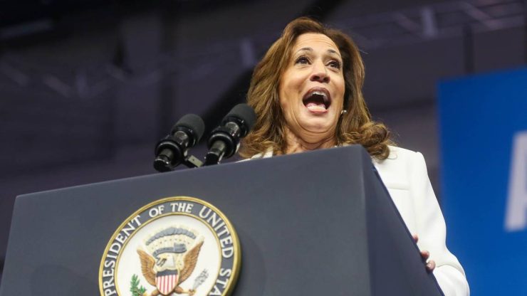 Harris se muestra firme con la migración y ataca a Trump en primera entrevista